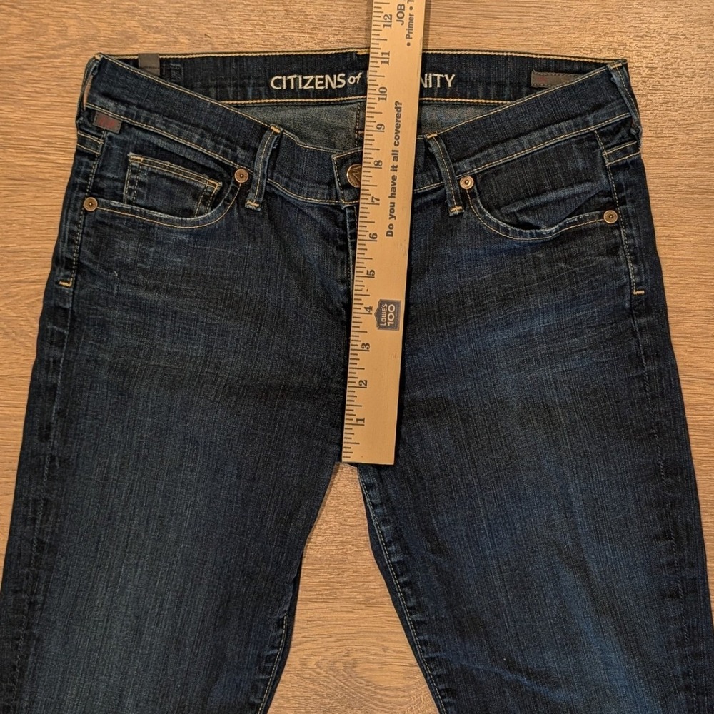 Citizens of Humanity "Ava" Straight Leg Premium Denim Jeans size 29 - Picture 7 of 16